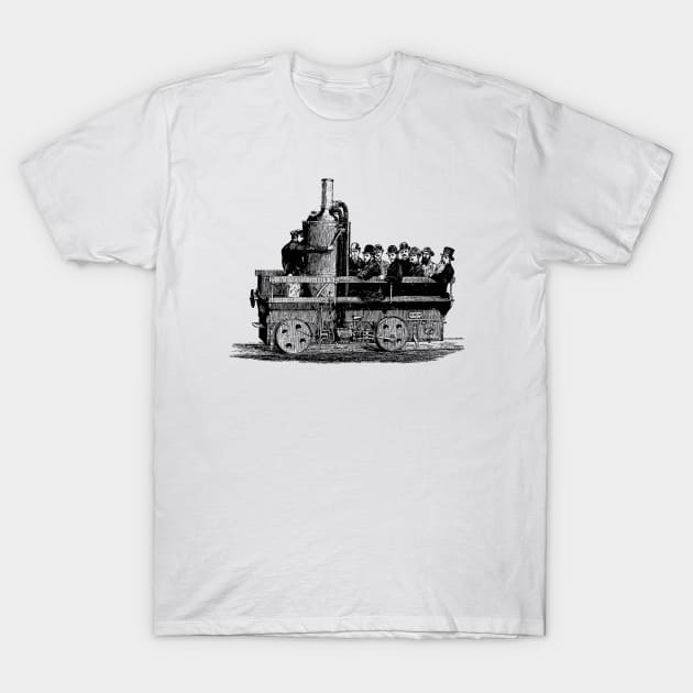 Early railroad engine prototype T-Shirt by mike11209